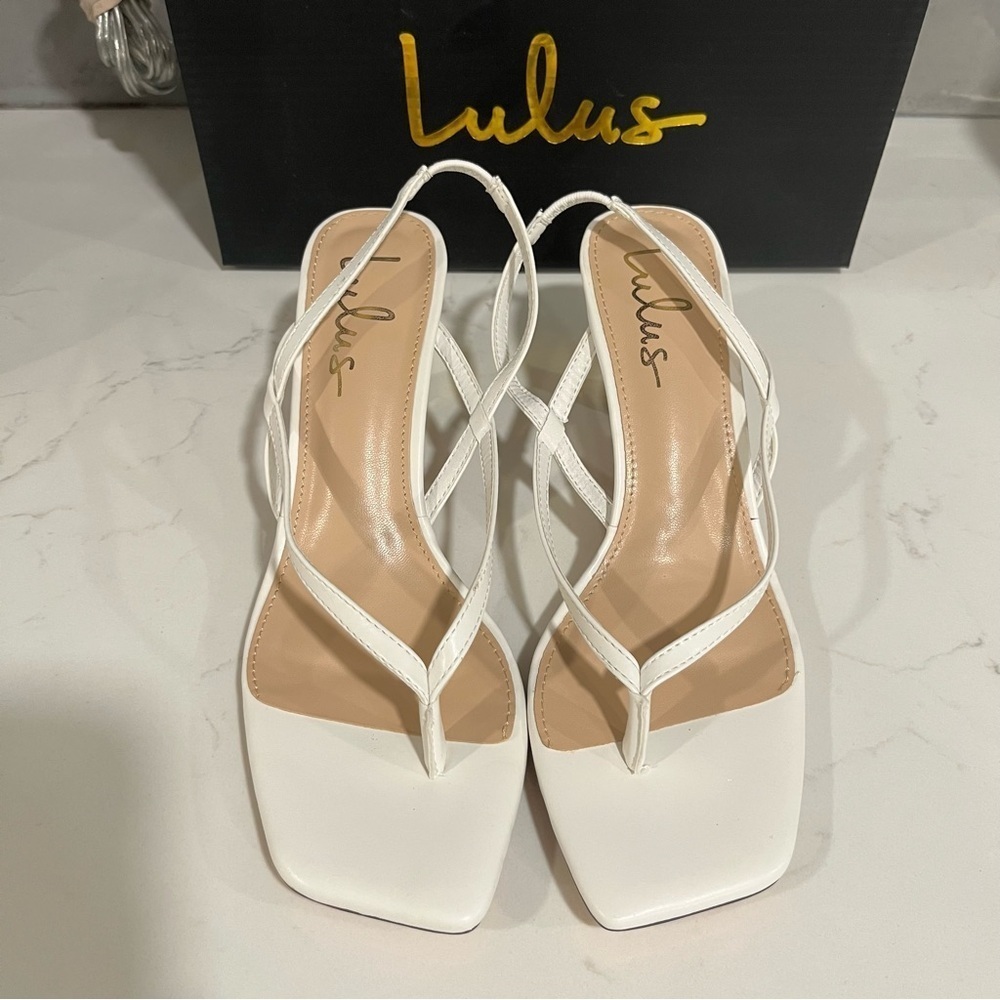 Elegant White Strappy Heels Lulus - Picture 4 of 10
